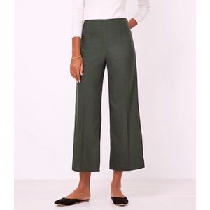 LOFT Curvy Wide Leg Crop Pant, Size 4 (NWT)